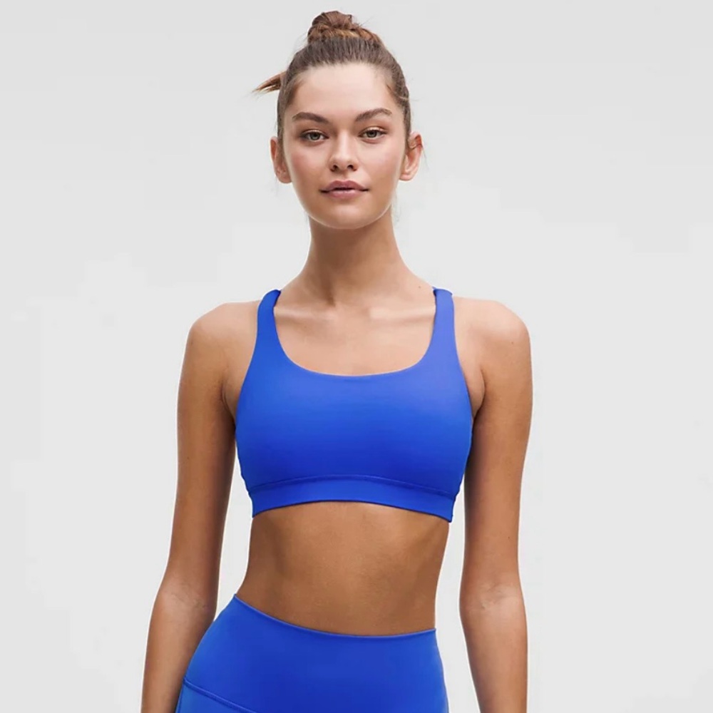 LULULEMON Energy Bra, Blue, size 4
